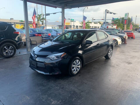 2014 Toyota Corolla for sale at American Auto Sales in Hialeah FL