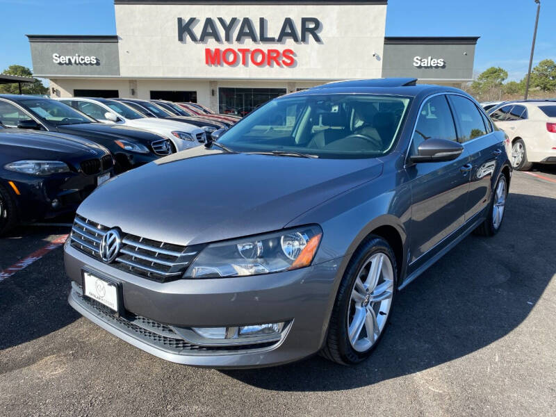 2012 Volkswagen Passat for sale at KAYALAR MOTORS in Houston TX