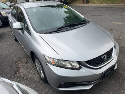2013 Honda Civic for sale at UNION AUTO SALES in Vauxhall NJ