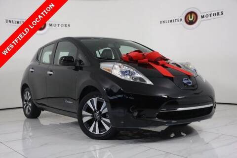 2016 Nissan LEAF for sale at INDY'S UNLIMITED MOTORS - UNLIMITED MOTORS in Westfield IN