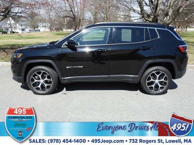 Used 2024 Jeep Compass Limited with VIN 3C4NJDCN7RT154223 for sale in Lowell, MA