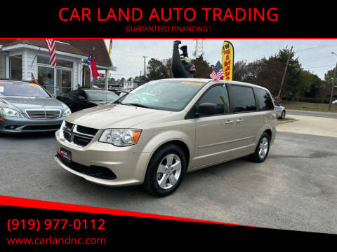 2013 Dodge Grand Caravan for sale at CAR LAND  AUTO TRADING in Raleigh NC