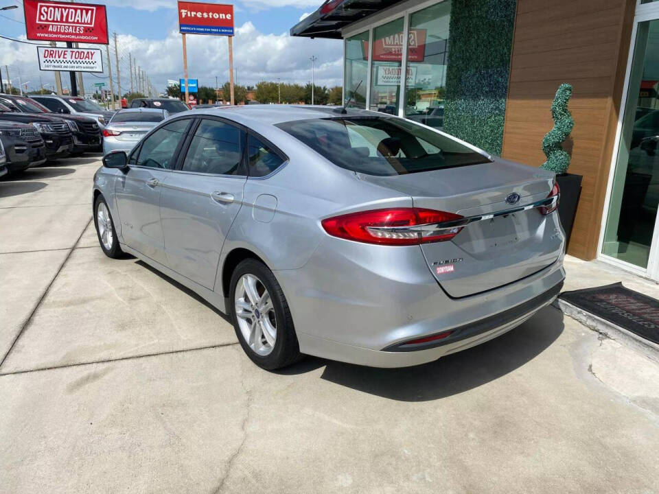 2018 Ford Fusion Hybrid for sale at Sonydam Auto Sales Orlando in Orlando, FL