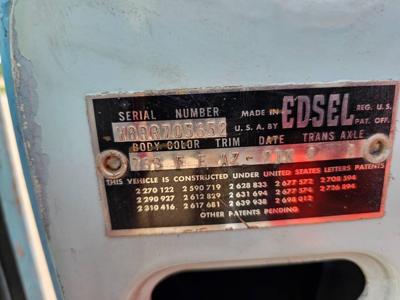 1958 Edsel Pacer 91
