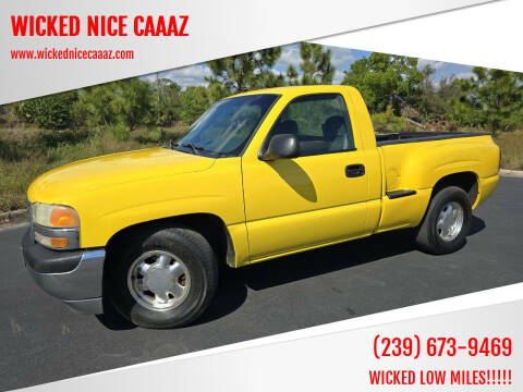 2001 GMC Sierra 1500 for sale at WICKED NICE CAAAZ in Cape Coral FL