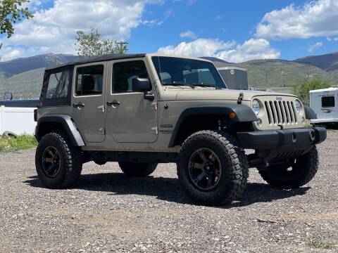 2017 Jeep Wrangler Unlimited for sale at Hoskins Trucks in Bountiful UT