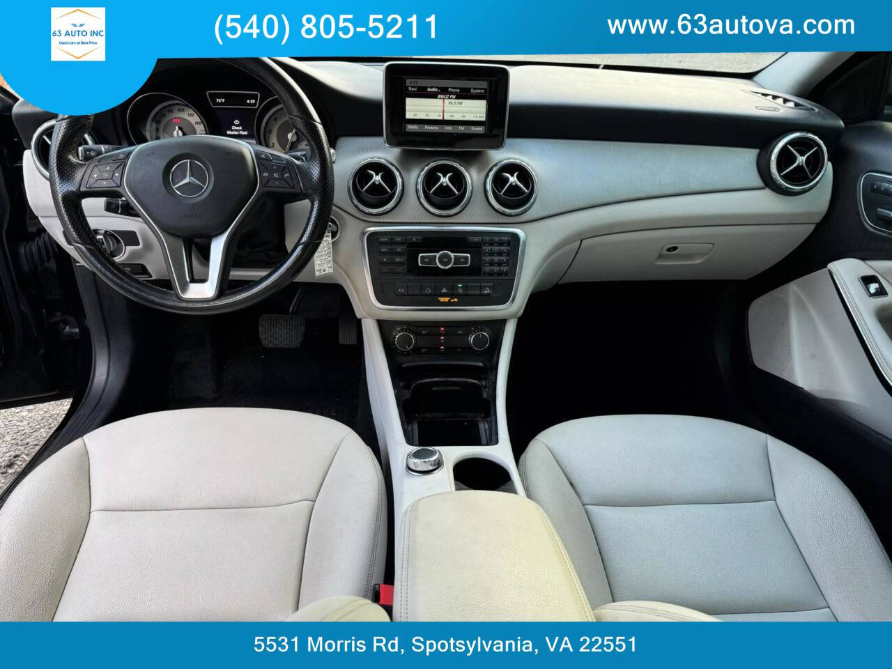 2015 Mercedes-Benz GLA for sale at 63 Auto Inc in Spotsylvania, VA