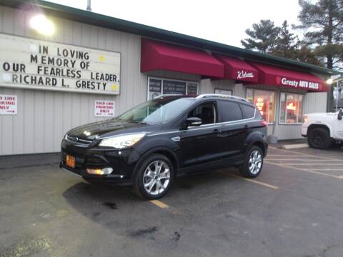 2016 Ford Escape for sale at GRESTY AUTO SALES in Loves Park IL