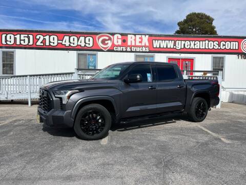 2022 Toyota Tundra for sale at G Rex Cars & Trucks in El Paso TX