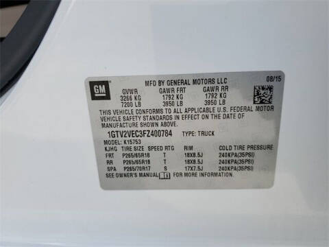 2015 GMC Sierra 1500 SLT