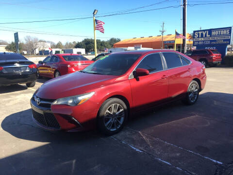 2016 Toyota Camry for sale at STYL MOTORS in Pasadena TX