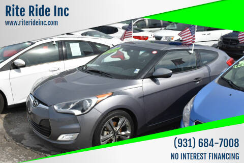2016 Hyundai Veloster for sale at Rite Ride Inc 2 in Shelbyville TN