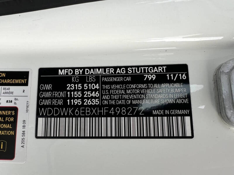 2017 Mercedes-Benz C-Class AMG C 43