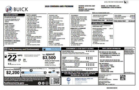 2020 Buick Envision Premium