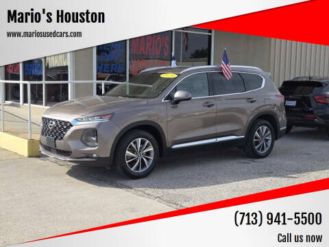 2020 Hyundai Santa Fe for sale at Mario's Houston in Houston TX