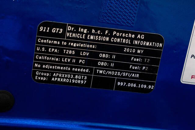 2010 Porsche 911 GT3