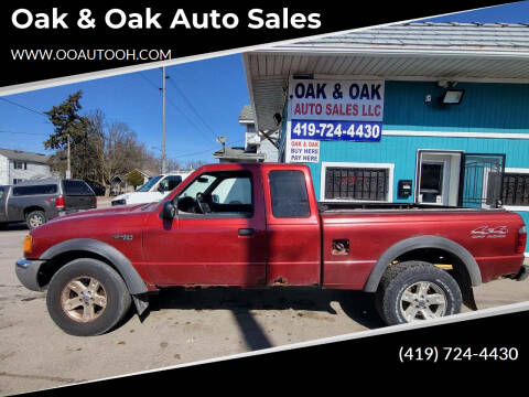 2002 Ford Ranger for sale at Oak & Oak Auto Sales in Toledo OH