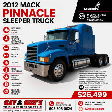 2012 Mack CHU613    PTO