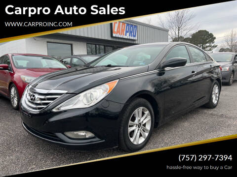 2013 Hyundai Sonata for sale at Carpro Auto Sales in Chesapeake VA