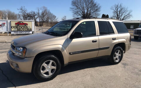 2004 Chevrolet TrailBlazer for sale at Cordova Motors in Lawrence KS