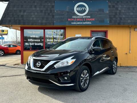 2017 Nissan Murano for sale at Exclusive Motors in Omaha NE