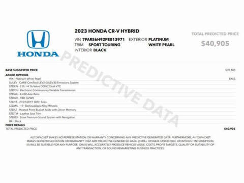 2023 Honda CR-V Hybrid Sport Touring