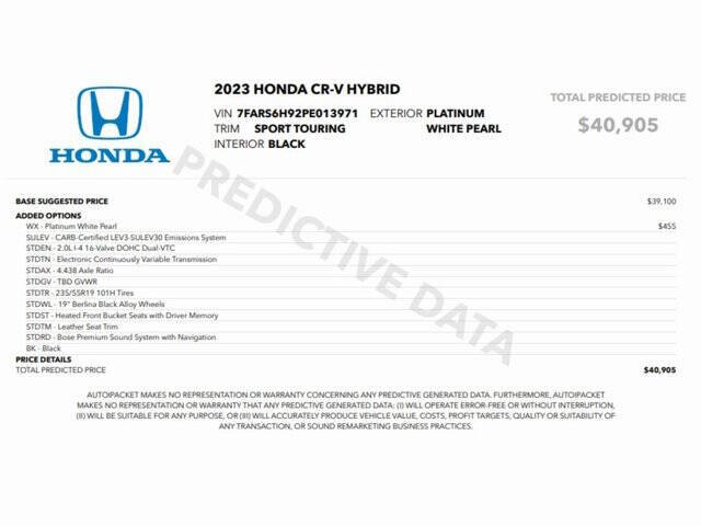 2023 Honda CR-V Hybrid Sport Touring