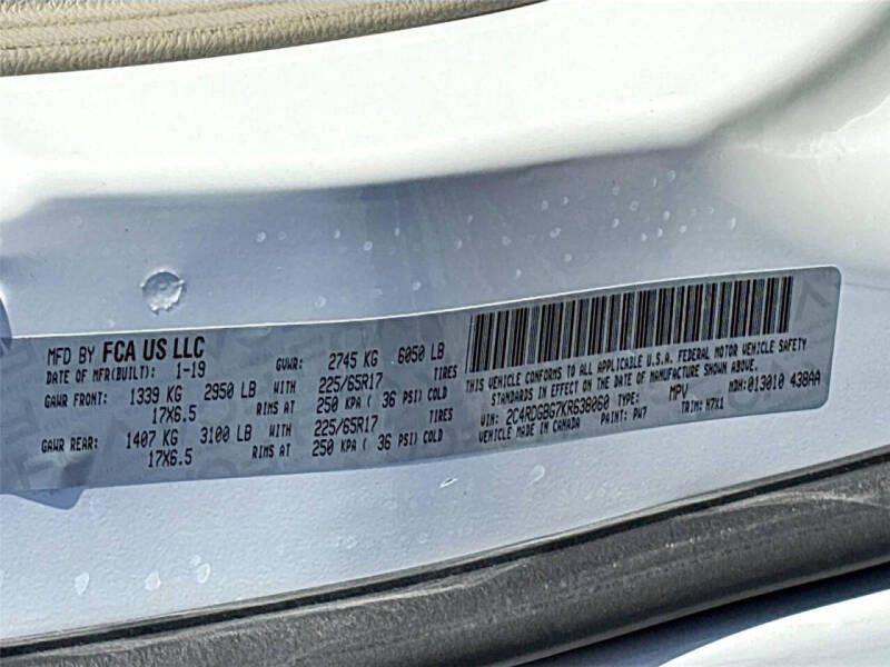 2019 Dodge Grand Caravan SE