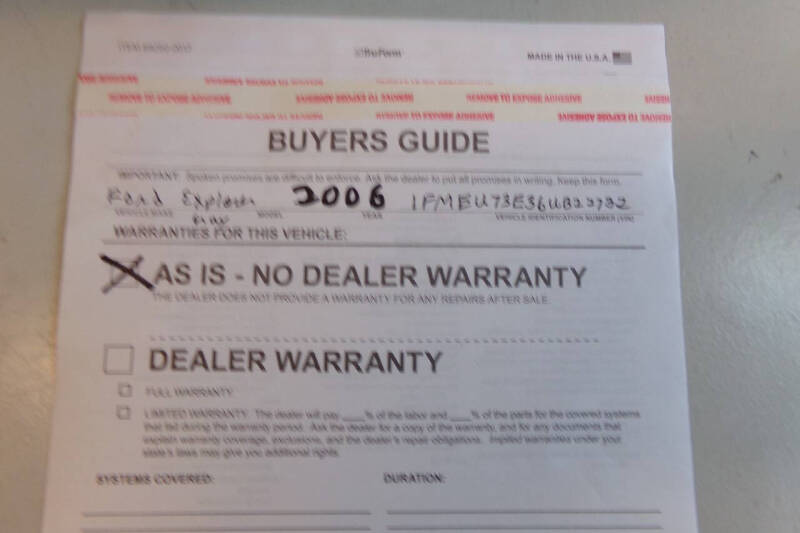 2006 Ford Explorer XLT
