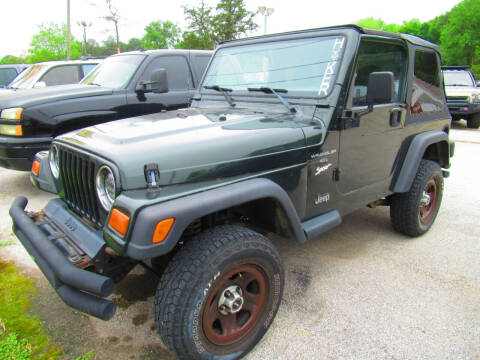 1998 Jeep Wrangler for sale at AUTO VALUE FINANCE INC in Houston TX