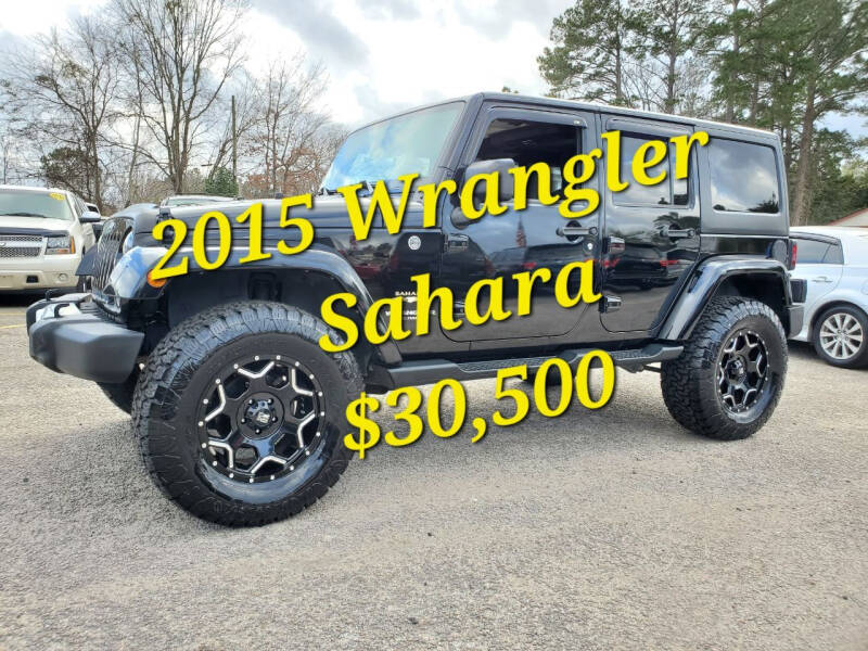 2015 Jeep Wrangler Unlimited for sale at Rodgers Wranglers in North Charleston SC