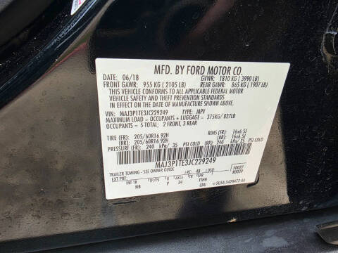 2018 Ford EcoSport SE