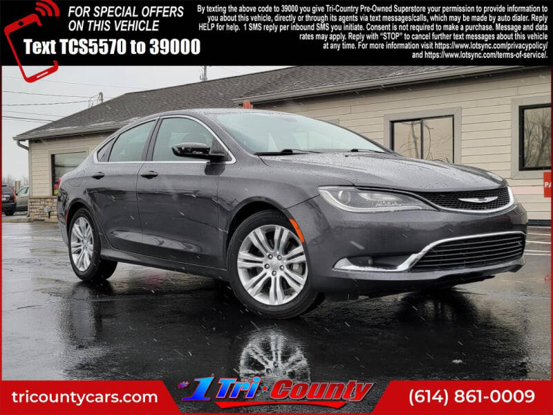 2015 Chrysler 200 for sale at Tri-County Pre-Owned Superstore in Reynoldsburg OH
