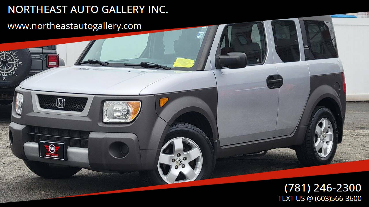 Silver 2003 Honda Element EX AWD EX 4dr SUV 1