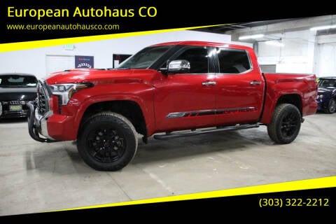 2023 Toyota Tundra for sale at European Autohaus CO in Denver CO