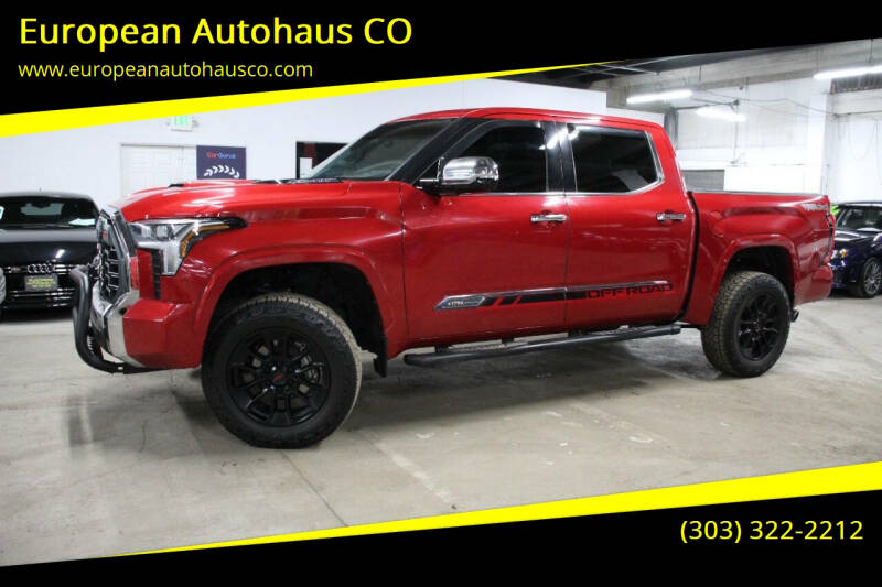 2023 Toyota Tundra for sale at European Autohaus CO in Denver CO