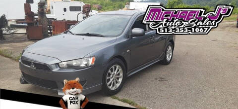 2010 Mitsubishi Lancer for sale at MICHAEL J'S AUTO SALES in Cleves OH