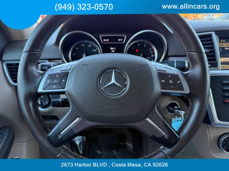 2012 Mercedes-Benz M-Class ML 350