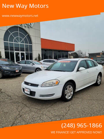 2013 Chevrolet Impala for sale at New Way Motors in Ferndale MI