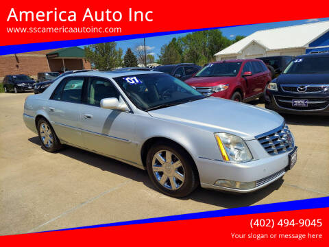 2007 Cadillac DTS for sale at America Auto Inc in South Sioux City NE