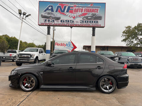2015 Mitsubishi Lancer Evolution for sale at ANF AUTO FINANCE in Houston TX