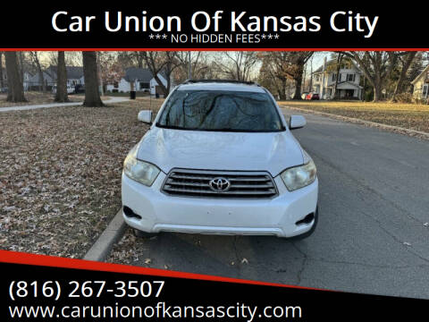 2008 Toyota Highlander for sale at Car Union Of Kansas City in Kansas City MO