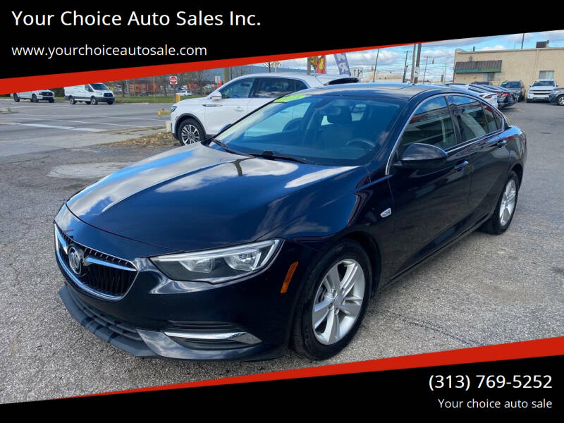 2018 Buick Regal Sportback for sale at Your Choice Auto Sales Inc. in Dearborn MI