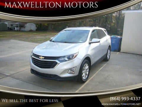 2019 Chevrolet Equinox for sale at MAXWELLTON MOTORS in Greenwood SC