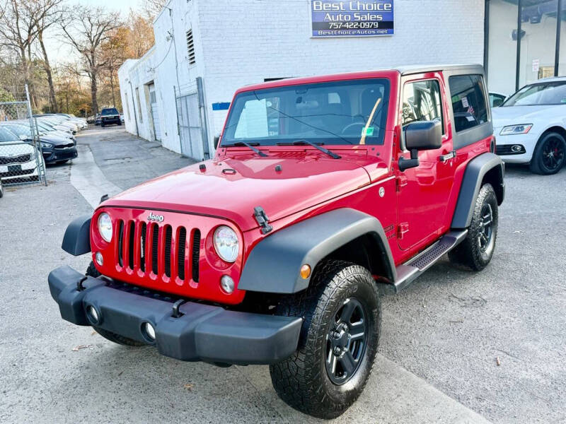 2016 Jeep Wrangler Sport's photo