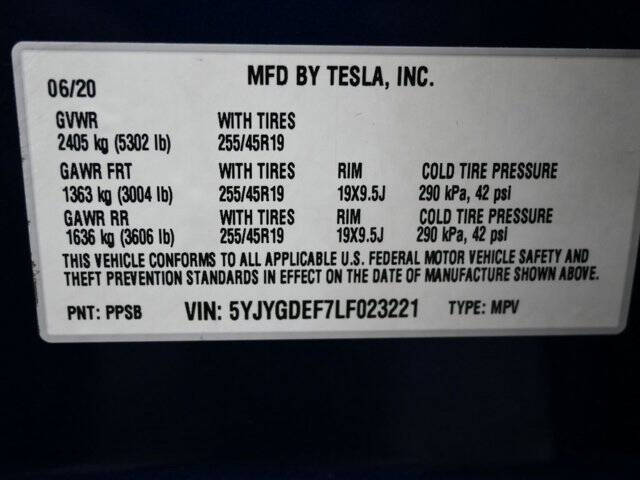 2020 Tesla Model Y Performance