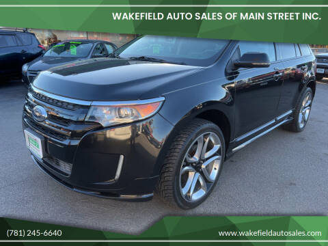 2013 Ford Edge for sale at Wakefield Auto Sales of Main Street Inc. in Wakefield MA