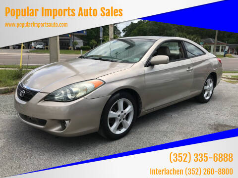 2004 Toyota Camry Solara for sale at Popular Imports Auto Sales - Popular Imports-InterLachen in Interlachehen FL