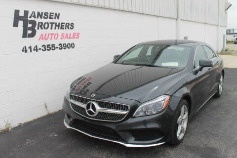 2018 Mercedes-Benz CLS for sale at HANSEN BROTHERS AUTO SALES in Milwaukee WI
