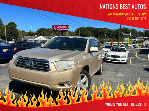 2010 Toyota Highlander for sale at Nations Best Autos in Decatur GA
